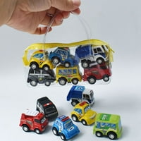 Postavite mini igračke automobili povlačenje automobila reprodukcija automobila crtani kamioni za bebe