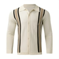 Leey-World Kišne jakne za muškarce Vodootporne muške kapuljačene kapuljačene obložene flanelne košulje