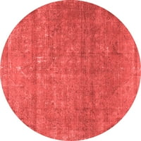 Ahgly Company u zatvorenom okruglom perzijskim crvenim tradicionalnim prostirkama, 4 '