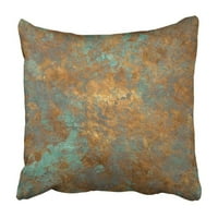 Narančasti bakar vintage brončani metal od metala Patina zida stari antikni luksuzni poklopac jastučnice
