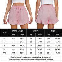 Pinfect casual ženske kratke hlače modne pamučne posteljine labave kratke hlače
