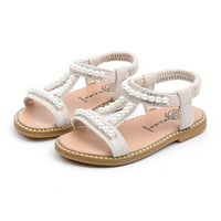 Cipele za dijete Dječje cipele Single Girls Sandale Theddler Princess Pearl Rimske cipele