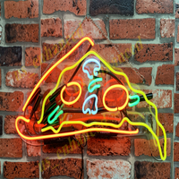 Queen Sense 14 pizza kriška neon potpisao sa akrilnim man pećin ručno rađen nen 114pzsa