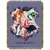 Harry Potter Kuće zajedno Tkaninu tapise bacaju pokrivač