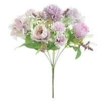 Zlekejiko Bridal Prekrasna svilena buket umjetna valentina Decor cvjetovi vjenčani umjetni cvjetovi