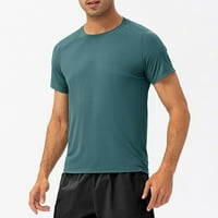 Majice za muškarce Crewneck Basic Tees Kratki rukav Tors Regular Fit Summer Thirts Soft Comfy Trendy