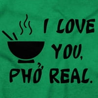 Love You Pho Real Vietnamse Hrana dugim rukavima MUŠKE ŽENE BRISKO BRANDS 2x
