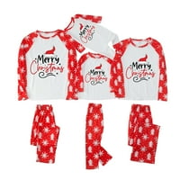 Božićne pidžame za obitelj, obiteljski božićni PJS podudarni setovi