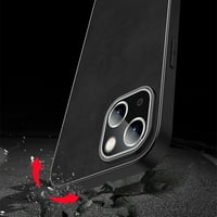 Dteck kožna futrola za iPhone pro ultra tanak lagana puna zaštita kamere na udarcu otporna na udarce