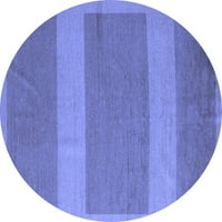 Ahgly Company u zatvorenom okruglom sažetkom plave moderne prostirke, 6 '