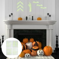 Listovi Halloween užarene naljepnice za prozore Halloween Tema scena svjetlosne naljepnice