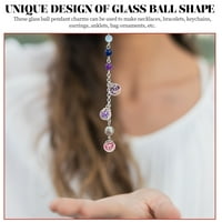 Staklena kugla čari DIY nakit Izrada čari naušnice Glass Ball Charms Mali nakit čari