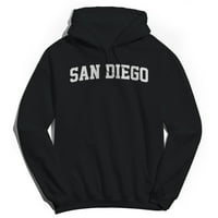 Kalifornijska grafička maroon Muška pamučna pulover Hoodie