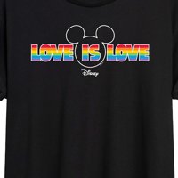 Disney Pride - Love je ljubav - Mickey Ocneined - Juniori idealna Flowy mišićna majica
