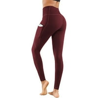 Žene visoko struk joga hlače Sportske pantalone Žene vježbaju gamaše fitness sportski trčanje joga atletske