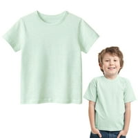 Entyinea dječaci Grafička casual majica Majica s kratkim rukavima sa kratkim rukavima, zelena 110