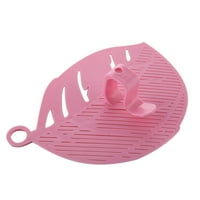 Izdržljiv čist list oblik riže perilo sito čišćenje gadgeta kuhinjskim klipom ružičastim