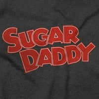 Šećer tata klasični karamel bomboni dugih rukava majica muškaraca žena brisco brendovi 4x