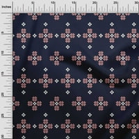 Onuone pamučni dres crne tkanine Geometrijski sajam ISLE uzorak haljina materijal tkanina za ispis tkanina