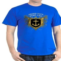 Cafepress - ponosni mornarski korak tam tamna majica - pamučna majica
