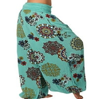 Žene Ležerne prilike Boho Harem pantalone Baggy Aladin cvjetni ciganski hippi joga hlače