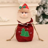 VerPetridure Božić Santa Snowman poklon torba Candy Bag Bady Eve Apple Torba za skladištenje Privjesak