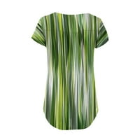 Zodggu ženski pepum vrhovi tunika T-majice Prodaja kravata Kontrast Kontrastni košulje Ljeto dugmad