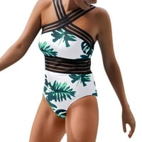 Advoicd Coleit Coversuit za ženske kostime za kupaće kostime Žene solidne boje V izrez čipka za jedno