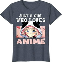 Anime majice za djevojke žene, samo djevojka koja voli anime majicu
