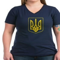 Cafepress - Ukrajinska majica ukrajinska majica - Ženska majica V-izrez