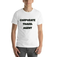 Korporativni agent zabavnog stila kratkih rukava pamučna majica s nedefiniranim poklonima