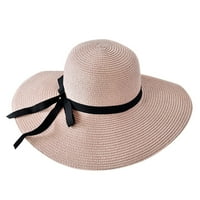 woxinda široka kapa šešir dame disketa ljetna plaža žene slame podrumske sklopive kapice