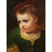 Thomas Duncan Black Ornate uokviren dvostruki matted muzej umjetničko otisak pod nazivom: mali princ
