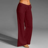 Gubotare Ženske hlače Ležerne prilike Žene Žene Capri yoga hlače Labave crtež pidžama hlače sa dnevnom