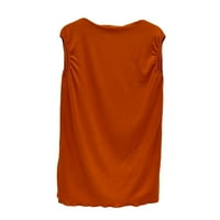 Ženski prsluk, bez rukava otvorena prednja čvrsta labava dugačka odjeća Gilet za casual Street, S, L,