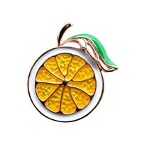 Broo je stiliziran osjetljiv lijepi pin ukrasni oblik voćnog limuna broše za žensku djevojku