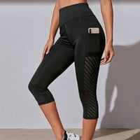 Xinqinghao ugrađene joge hlače za žene Čvrsti struk jogging joga hlače Žene vitke noge sportske sportske