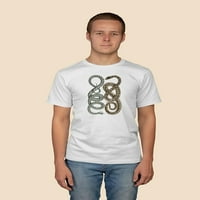 Starine zmije IV. Majica Men -Vision Studio dizajni, muški 4x-veliki