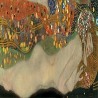 Morski serpenti III od Gustava Klimt