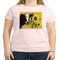 Cafepress - majica kravlje suncokreta - Ženska klasična majica