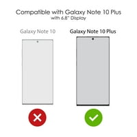 Torbica za razlikovanje za Samsung Galaxy Note Plus - Custom Ultra tanka tanka tvrda crna plastična