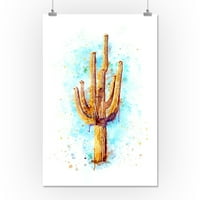 Saguaro kaktus, akvarel