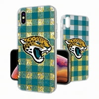 Jacksonville Jaguars iPhone PLAID DIZAJN GLITTER futrole