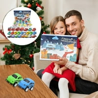 AOZOWIN Božićni kalendar odbrojavanje Blind Bo iznenađenje rušenje i dekompresionirani automobili Igrački
