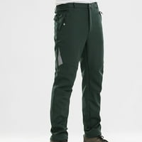Poklon Boy Muške tople čvrste pantalone za planinarenje Vjetrootporna radna pantalona toplih pantalona