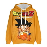 Muški pulover Son Goku Super Saiyan Udobna jakna za sportska jakna za odrasle 3D džemper sa kapuljačom