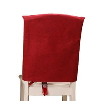 Nokiwiqis Božićna stolica Slitcover 3D Santa Claus Snjegović Jelena Pismo Božićna stolica Natrag Navlake