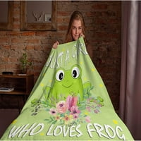 Samo djevojka koja voli pokrivač od avokado fleece flannel bacati microfiber meko lagano ugodno u kućnom