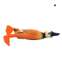 3D Duck Topwater Ribolovno mamalovanje i prskanje stopala Mekani ribolov pribor pače lebdeće umjetne mamac 360 ° okretne papuče za ribolov izdržljiv 3