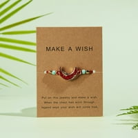 Narukvice za žensku pukotinu kartu na narukvicu ručne narukvice personalizirani nakit